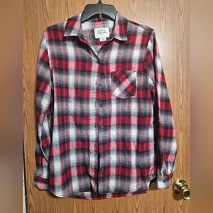 Field & Stream women's red Buffalo Gingham plaid long sleeve shirt